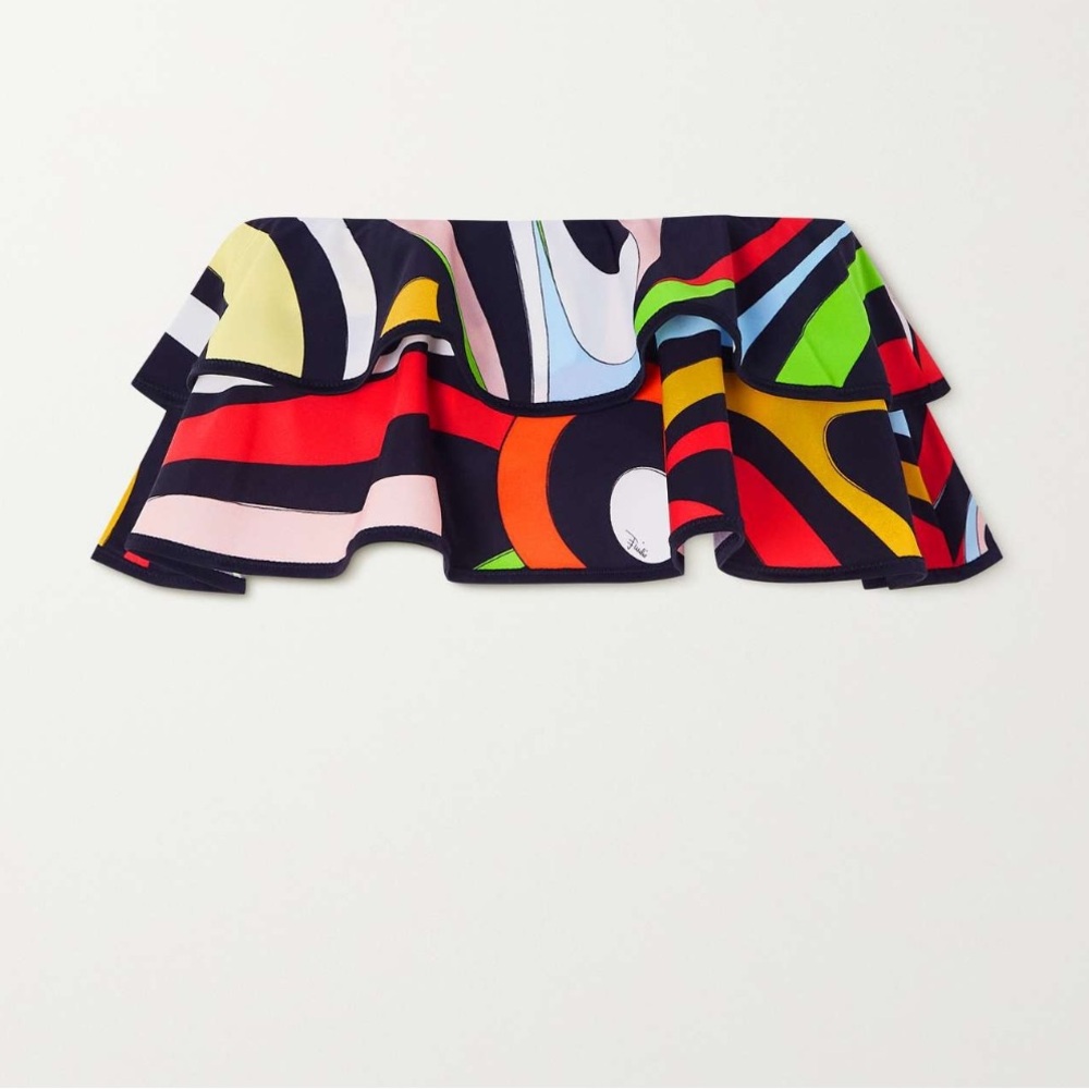 Brand new Emilio Pucci Ruffle Top